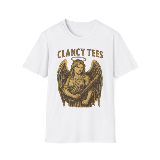 Warrior Angel T-Shirt Gothic Archangel Graphic Tee Dark Fantasy Shirt Gift for Metal Fans Gift for Angel Lovers Celestial Warrior Artwork