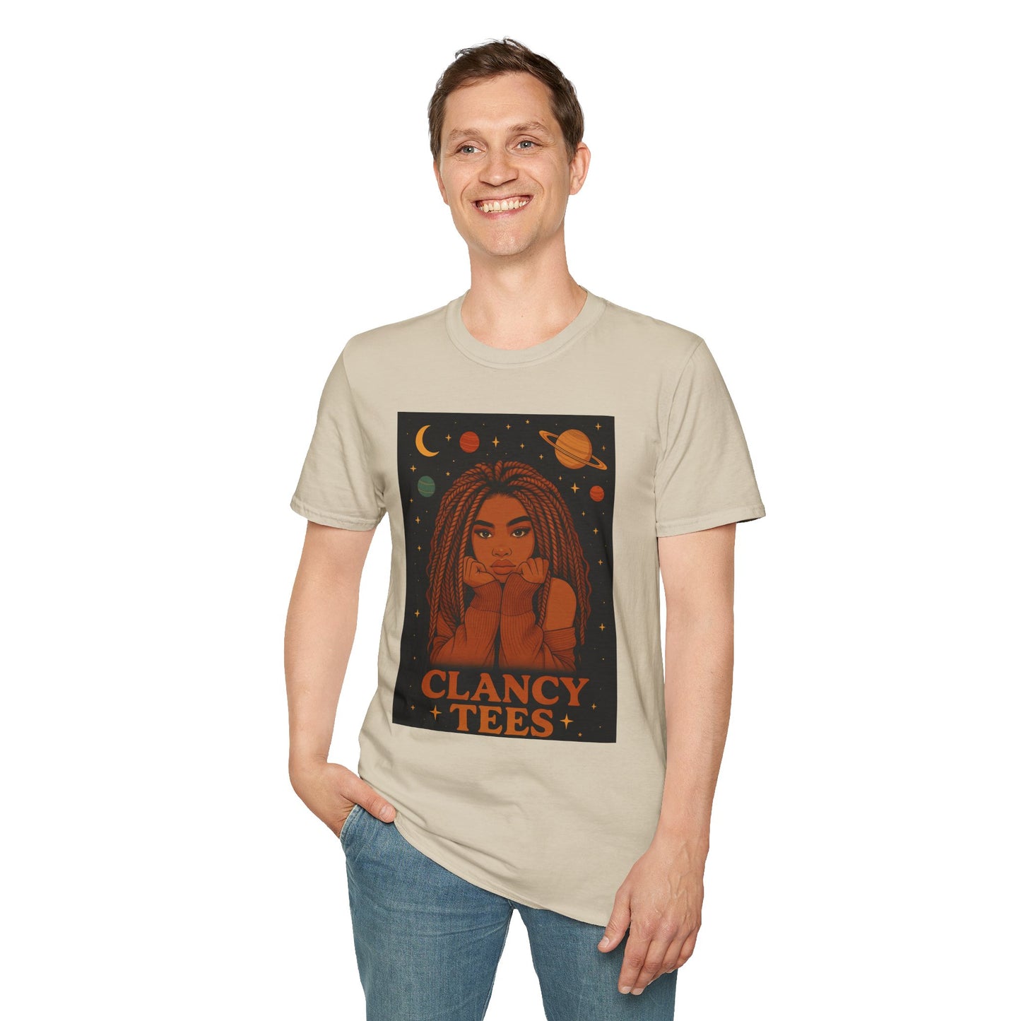 Cosmic Dreamer Unisex T-Shirt - Bohemian Style, Vintage Graphic Tee, Festival Wear, Comfortable Casual Top, Unique Gift Idea for Her