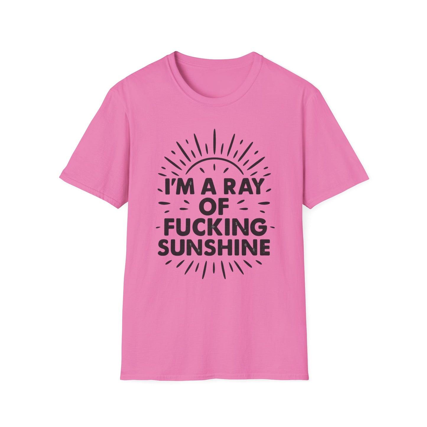 Ray of Fucking Sunshine Shirt – Sarcastic Funny Mood Tee – Gift for Cynical Friends, Bad Attitude Days, Grumpy People with Humor