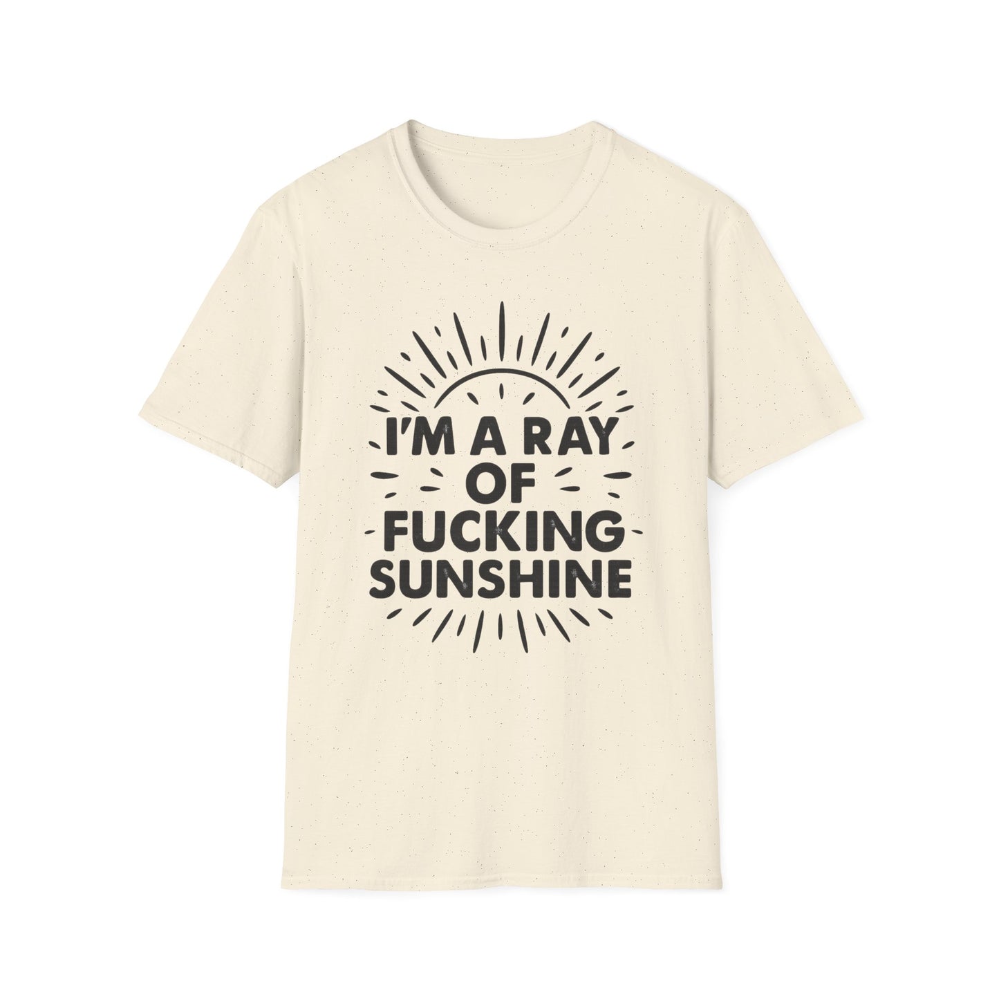 Ray of Fucking Sunshine Shirt – Sarcastic Funny Mood Tee – Gift for Cynical Friends, Bad Attitude Days, Grumpy People with Humor