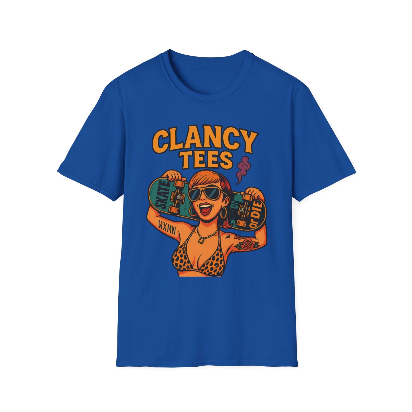 Trendy Graphic Tee, Vintage Skateboarding Shirt, Casual Summer Top, Perfect for Skate Enthusiasts, Streetwear Wardrobe