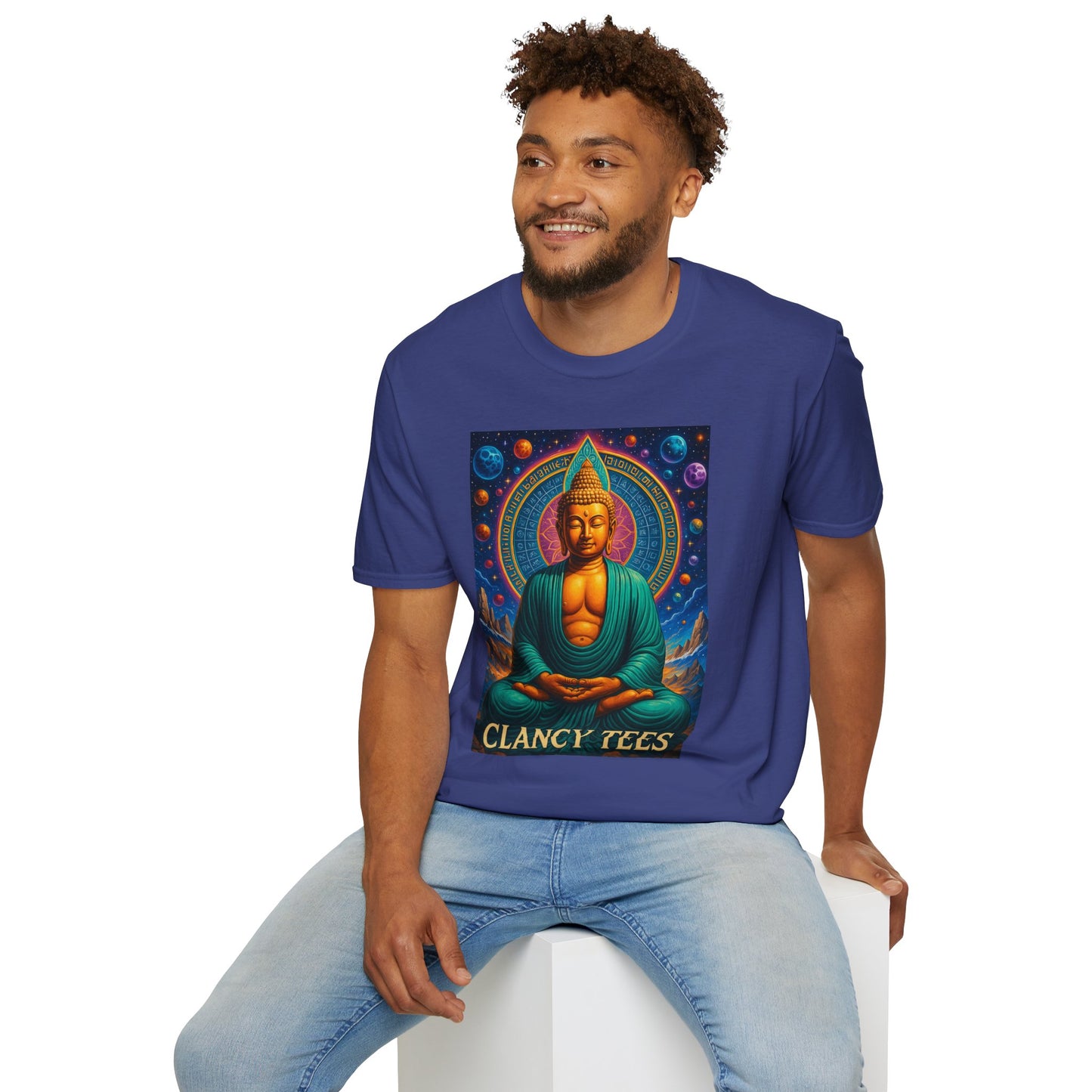 Trippy Buddha Meditation T-Shirt – Psychedelic Spiritual Shirt for Zen Seekers, Yoga Lovers, Gift for Mindful Friends, Cosmic Energy Tee
