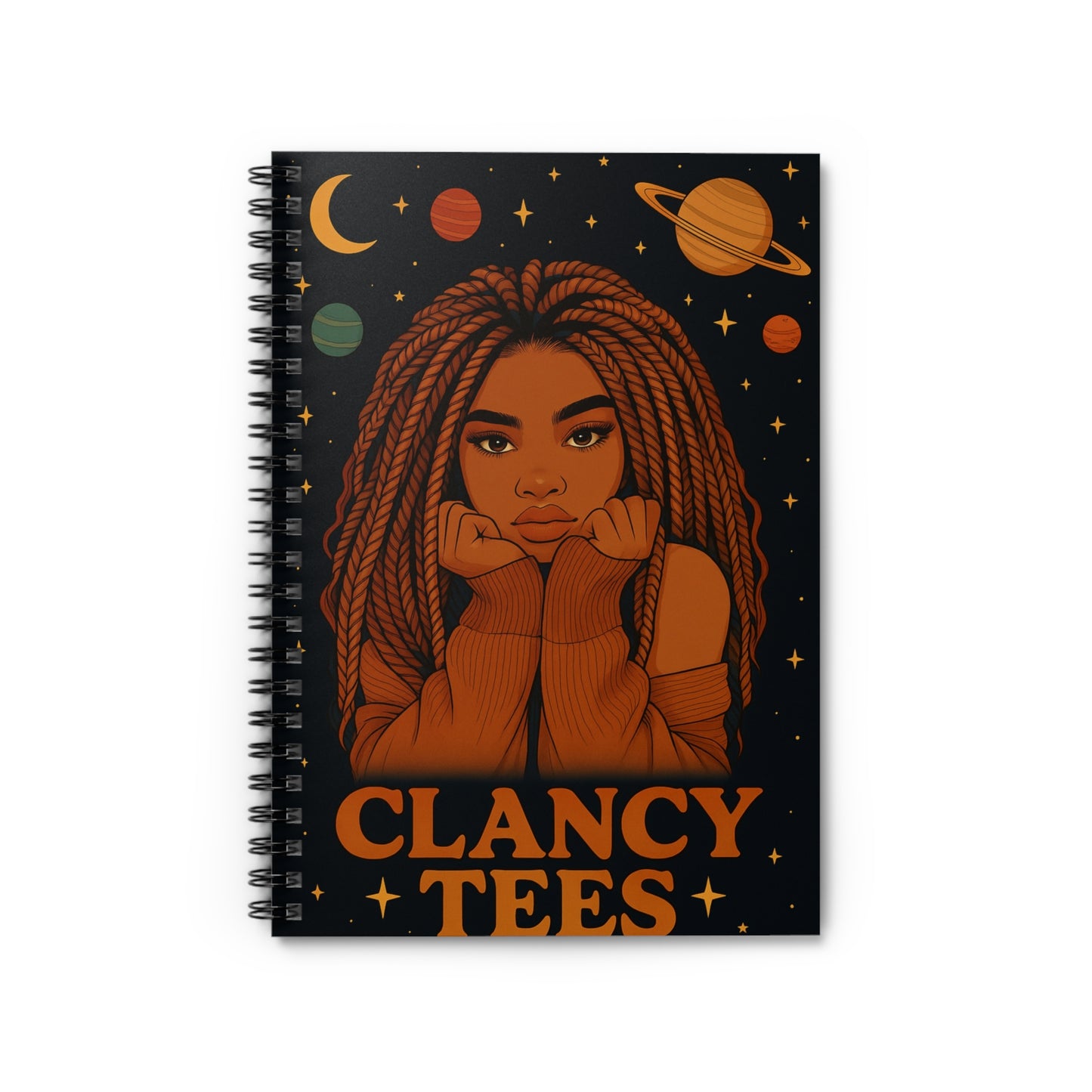 Afrofuturist Cosmic Journal Black Girl Magic Notebook Astrology Writing Pad Spiritual Galaxy Diary Gift for Dreamers