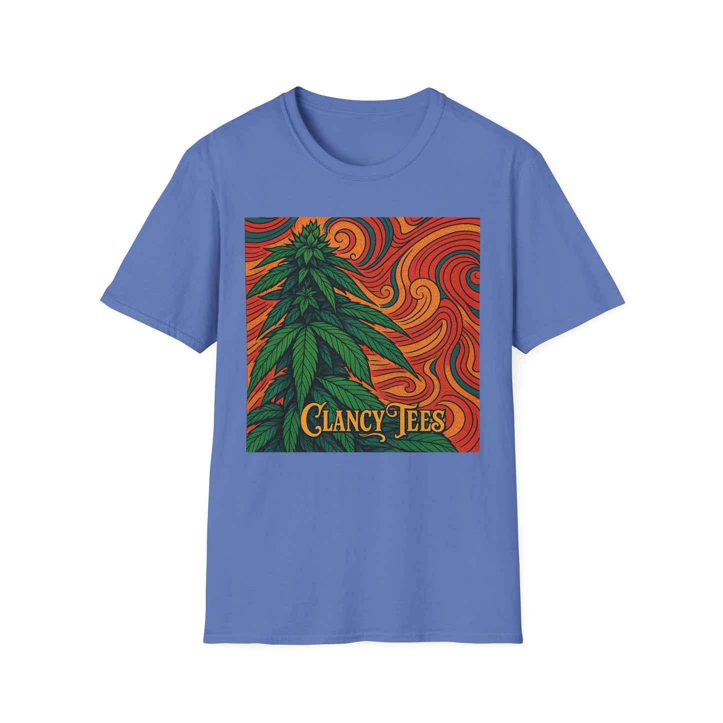 Artistic Cannabis Unisex T-Shirt | Chill Vibes | Eco-Friendly Tee | Gift for Smokers | Festival Wear | Casual Style
