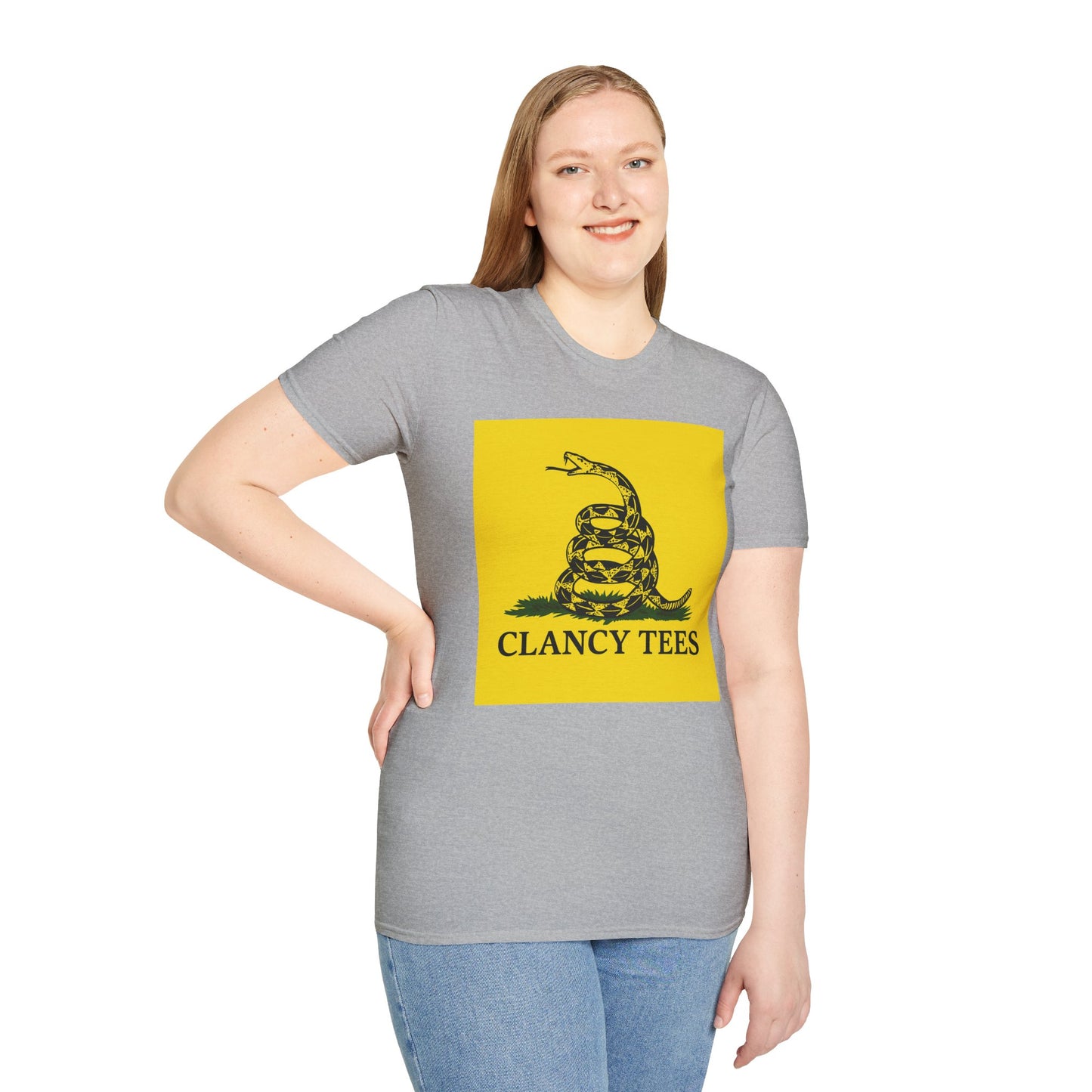Coiled Snake Parody Tee – Satirical Rattlesnake Shirt – Gift for Sarcastic Rebels, Libertarian Dropouts, and Political Burnouts