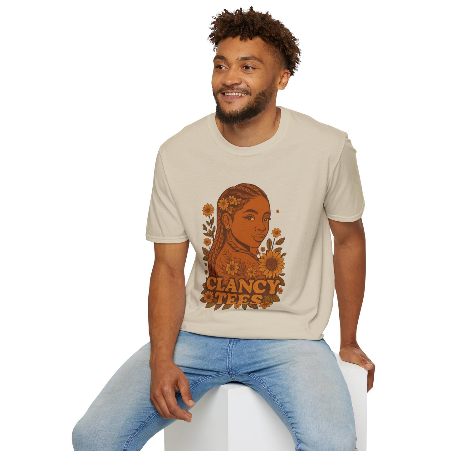 Bohemian Floral Graphic Tee | Unisex Softstyle T-Shirt, Casual Wear, Summer Fashion, Gift for Friends, Vintage Vibe