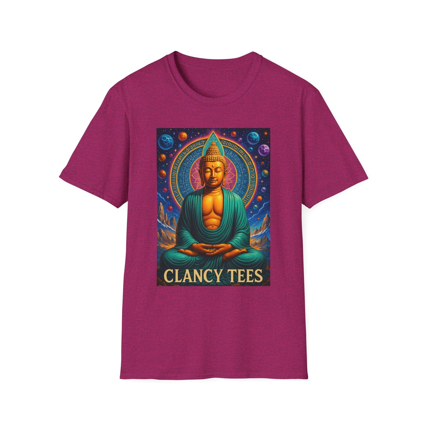 Trippy Buddha Meditation T-Shirt – Psychedelic Spiritual Shirt for Zen Seekers, Yoga Lovers, Gift for Mindful Friends, Cosmic Energy Tee
