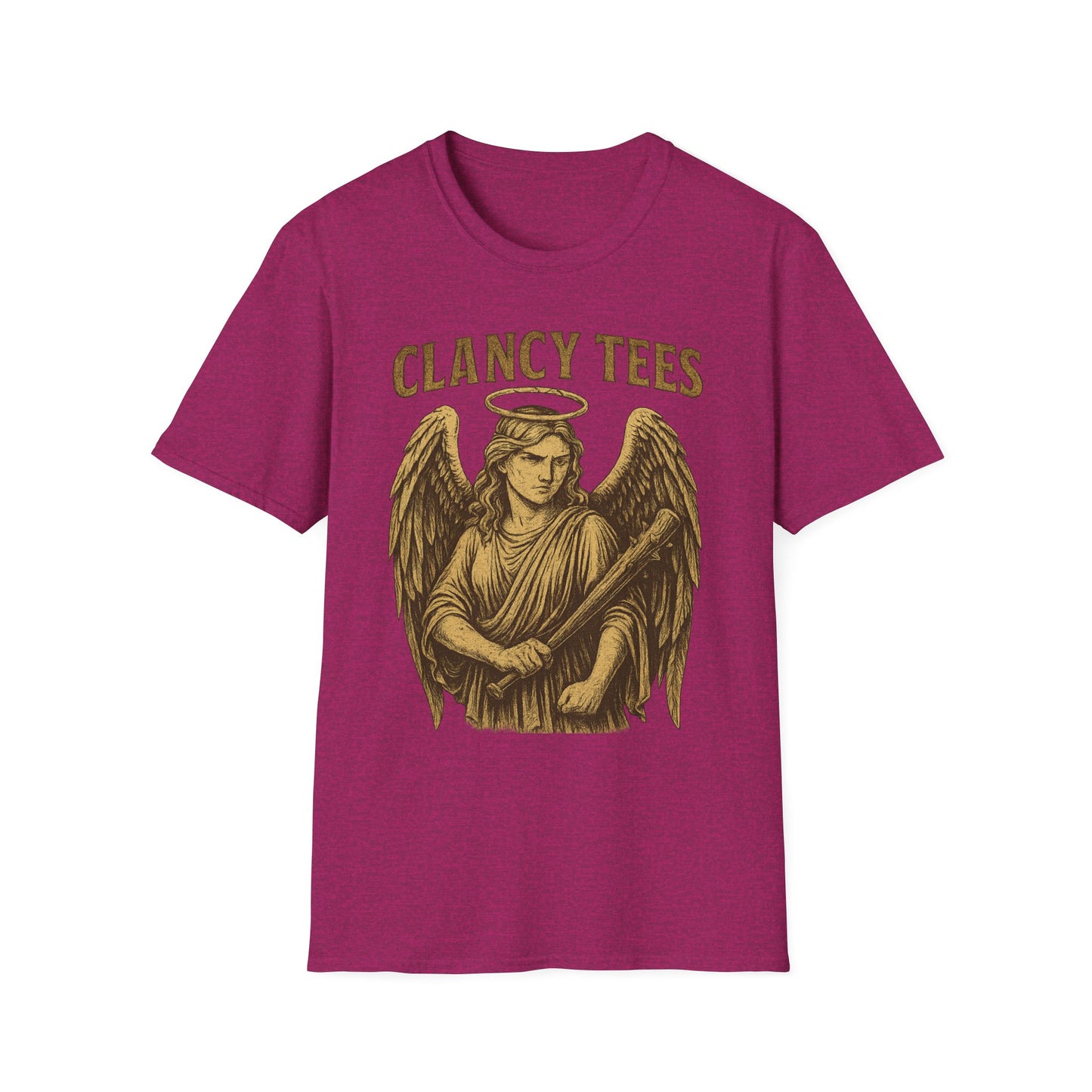 Warrior Angel T-Shirt Gothic Archangel Graphic Tee Dark Fantasy Shirt Gift for Metal Fans Gift for Angel Lovers Celestial Warrior Artwork