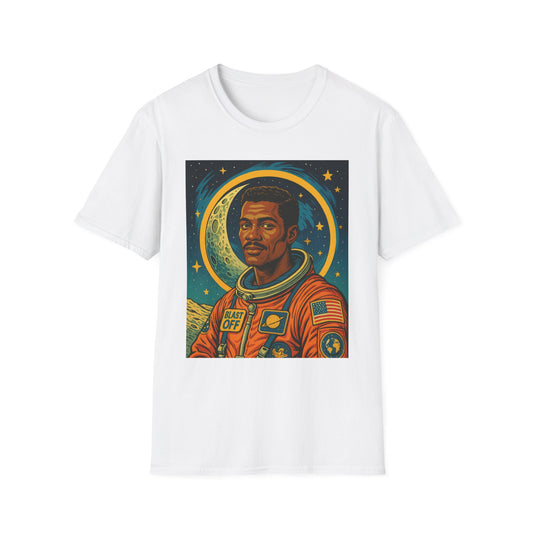 Afrofuturist Astronaut Shirt – Retro Space Art Tee – Gift for Sci-Fi Fans, Black Space History Buffs, Dreamers, Visionaries, and Cosmic Thinkers