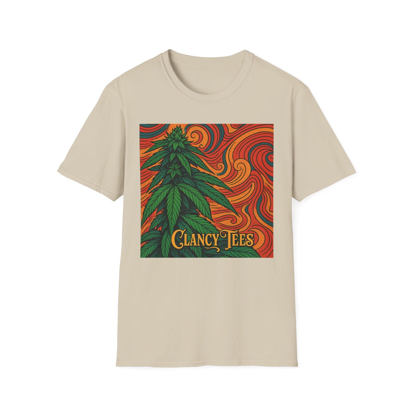 Artistic Cannabis Unisex T-Shirt | Chill Vibes | Eco-Friendly Tee | Gift for Smokers | Festival Wear | Casual Style