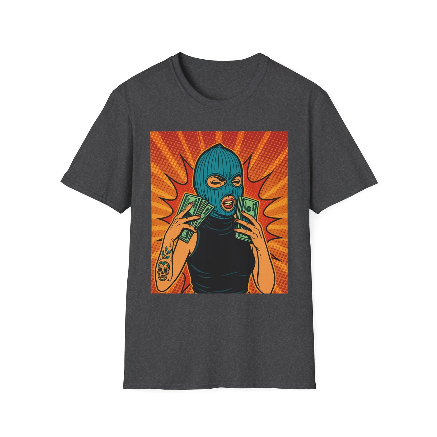 Trap Queen T Shirt Bad Girl Streetwear for Baddies Heist Fans Urban Fashion Rebels Hood Rich Aesthetic Graphic Tee for Bold Women Who Run the Game