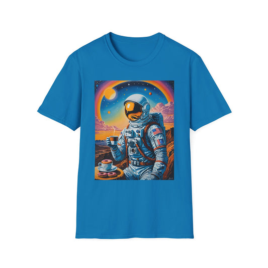 Astronaut-Themed Unisex T-Shirt, Space Lover Gift, Casual Tee, Galaxy Art Shirt, Unique Graphic Tee, Perfect for Birthdays