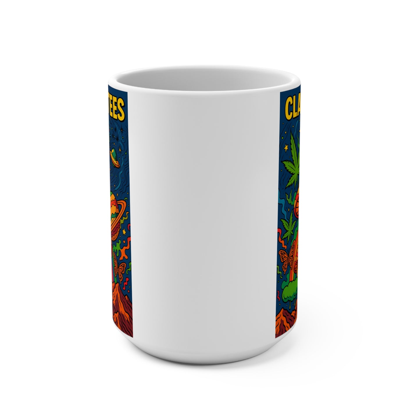 Trippy Mushroom Coffee Mug Psychedelic Galaxy Cup Stoner Gift For Friends