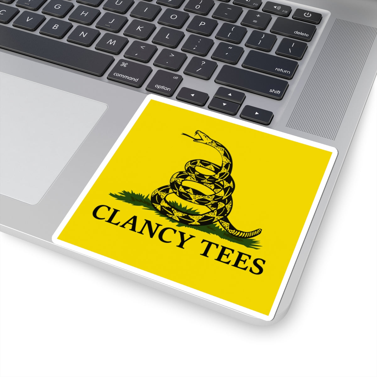 ClancyTees Snake Emblem Sticker – Kiss Cut Vinyl Decal, Bold Symbolic Artwork, Retro Graphic Design, Gift for Collectors