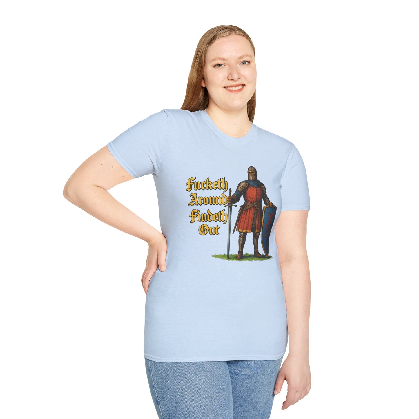 Fafo knight Unisex Softstyle T-Shirt