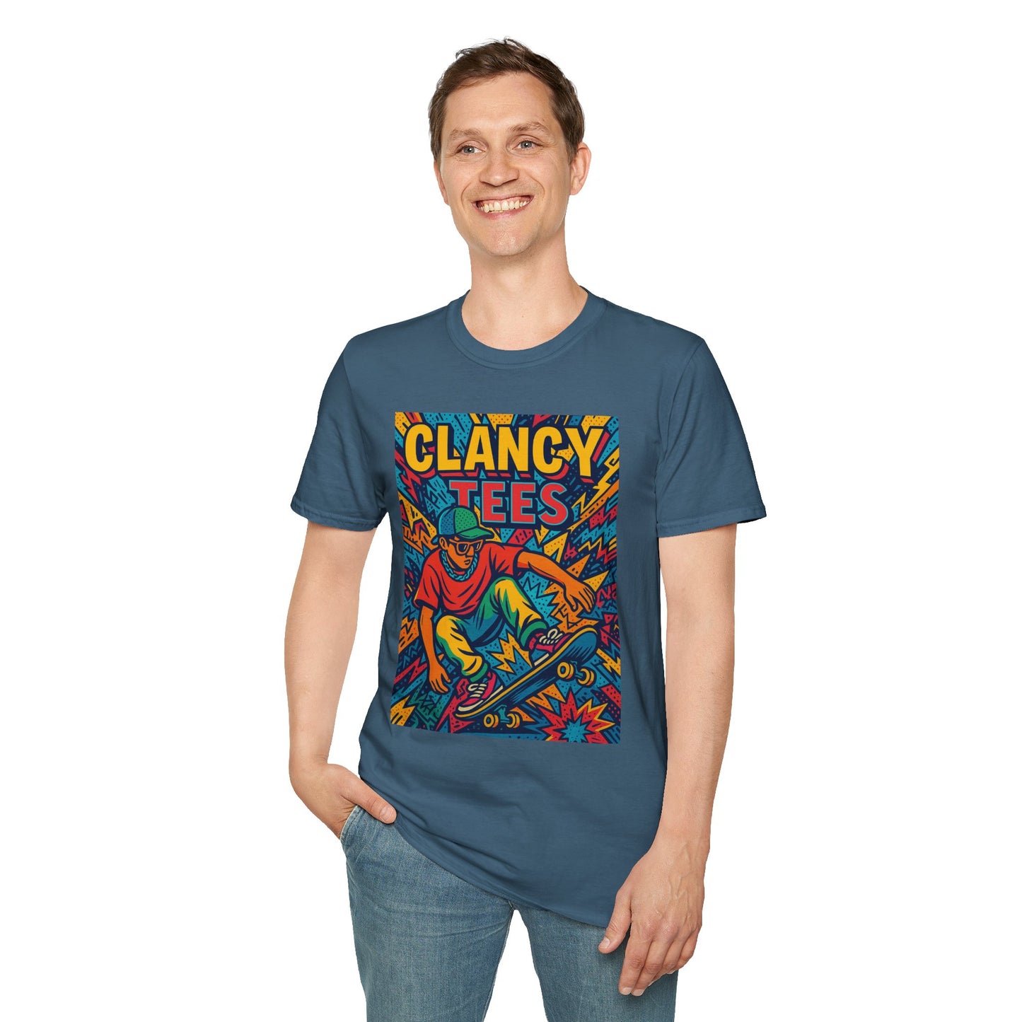 Retro Skateboard T Shirt for Skaters Graphic Tee for Skateboarding Fans Gift for Skateboarder Unisex Funny Skater Shirt