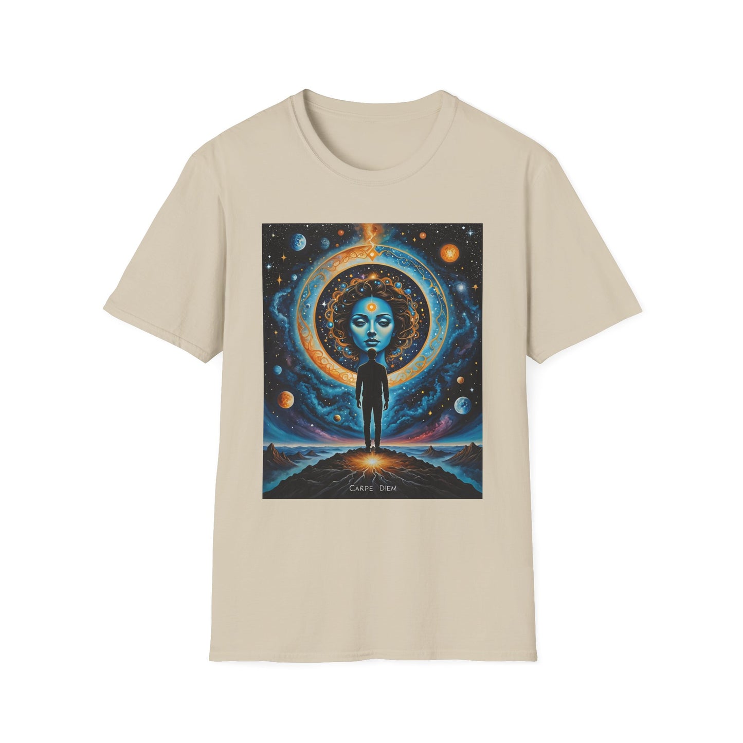 Cosmic Portal T-Shirt – Surreal Galaxy Art Tee – Gift for Spiritual Thinkers, Psychedelic Art Lovers, and Astral Projection Enthusiasts