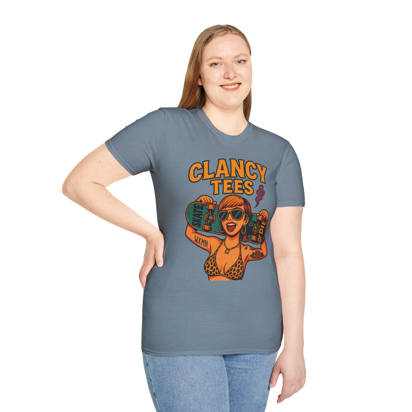 Trendy Graphic Tee, Vintage Skateboarding Shirt, Casual Summer Top, Perfect for Skate Enthusiasts, Streetwear Wardrobe