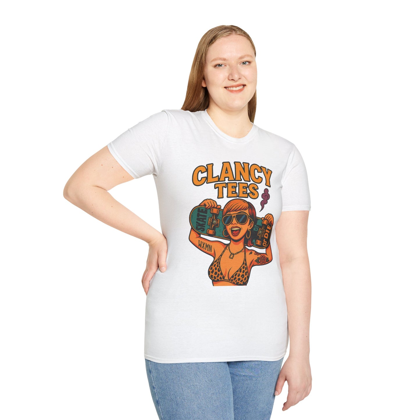 Trendy Graphic Tee, Vintage Skateboarding Shirt, Casual Summer Top, Perfect for Skate Enthusiasts, Streetwear Wardrobe