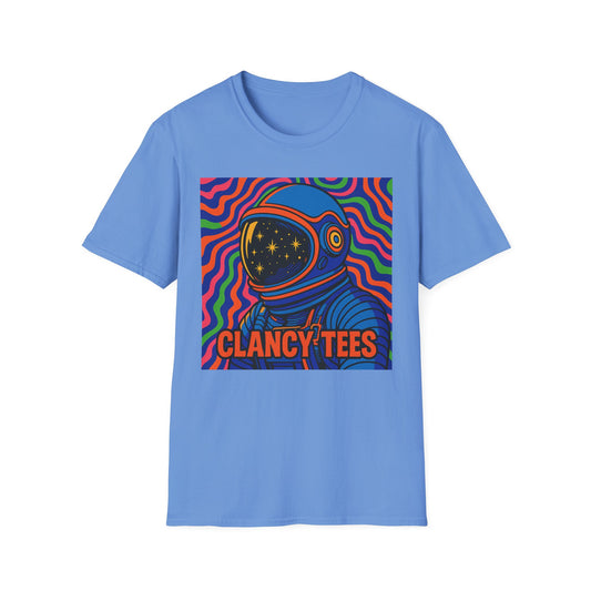 Cosmic Astronaut T-Shirt - Unisex Softstyle Tee, Space Lover Gift, Retro Vibes, Festival Wear, Graphic Tee
