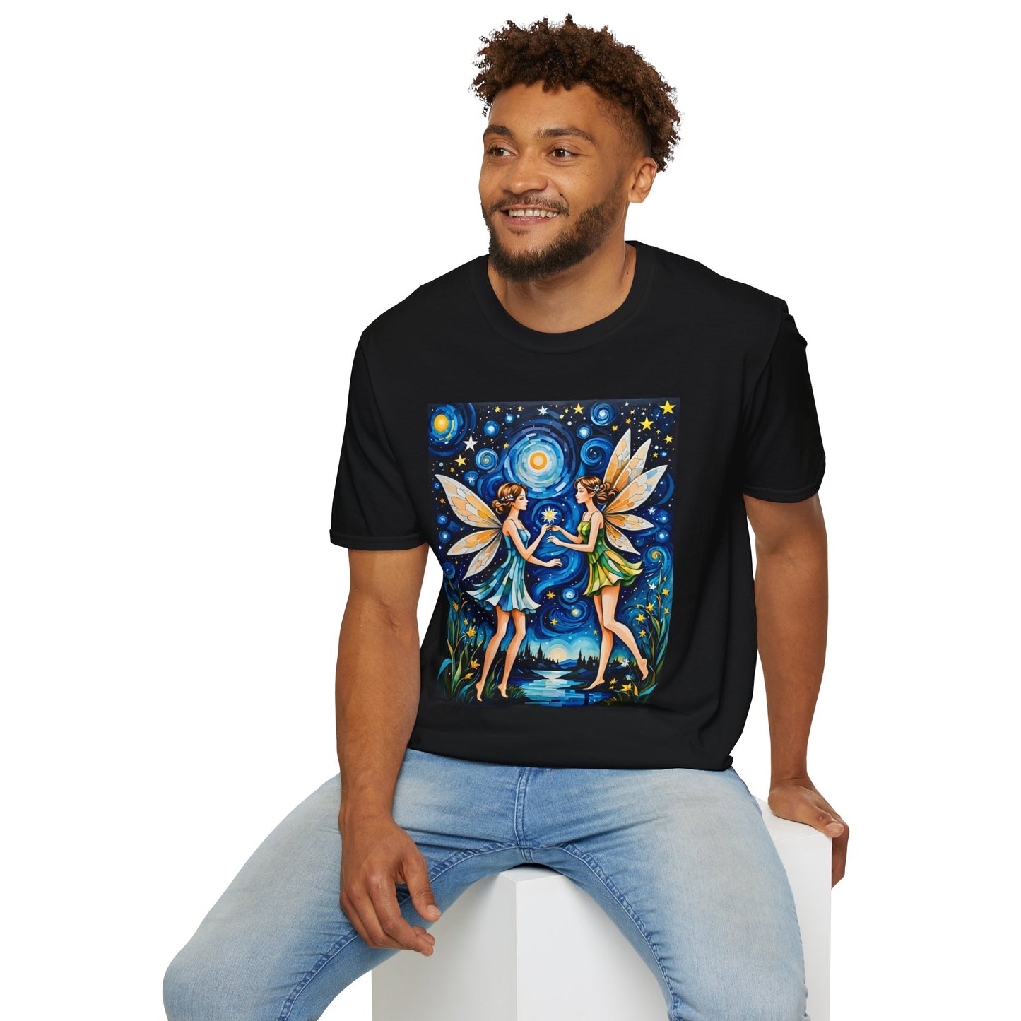 Enchanted Fairy T-Shirt, Magical Tees, Fantasy Apparel, Gift for Dreamers, Boho Style, Celestial Fashion, Nature Lover Shirt