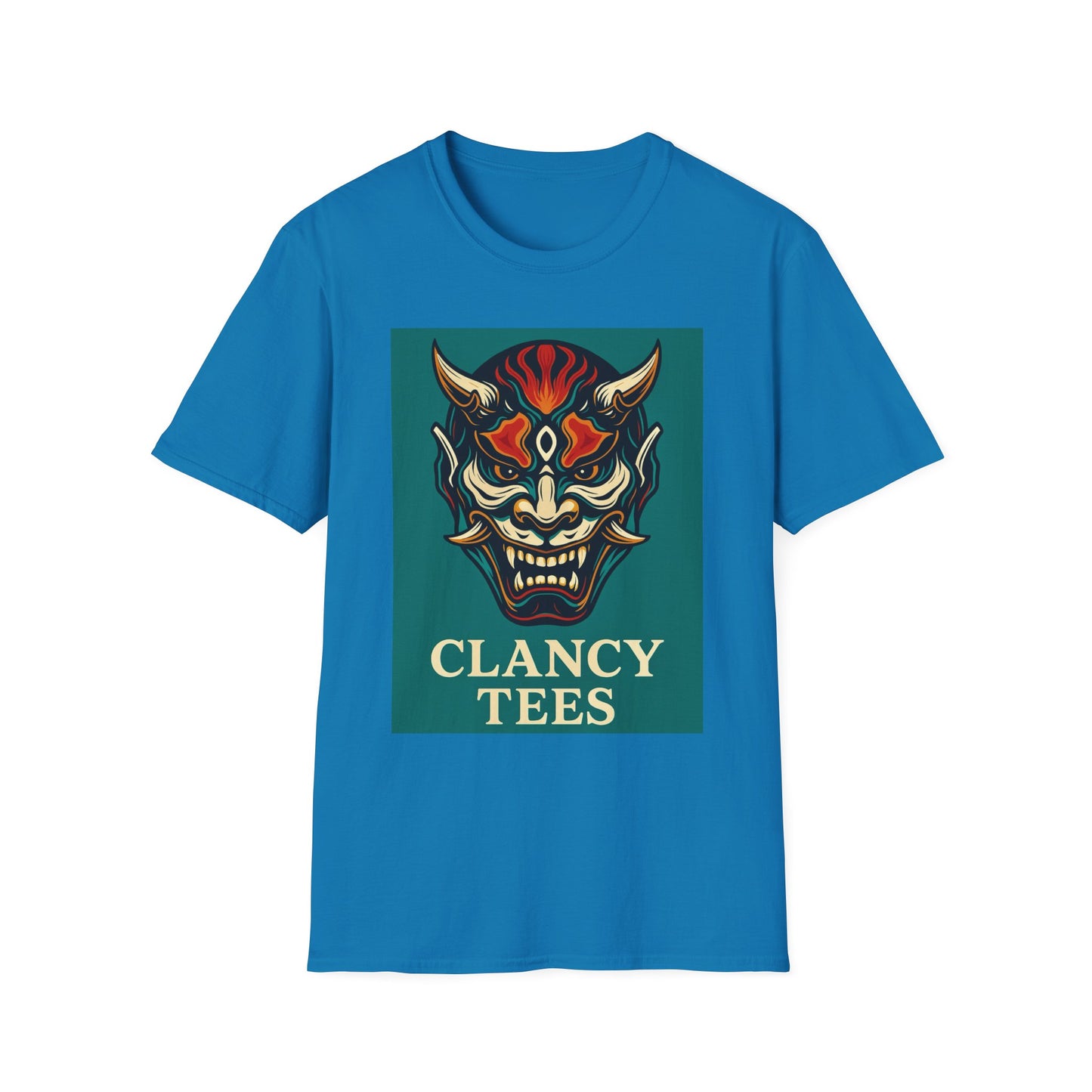 Graphic T-Shirt with Unique Demon Design, Unisex Tee, Casual Wear, Gift for Fans, Halloween Apparel, Streetwear