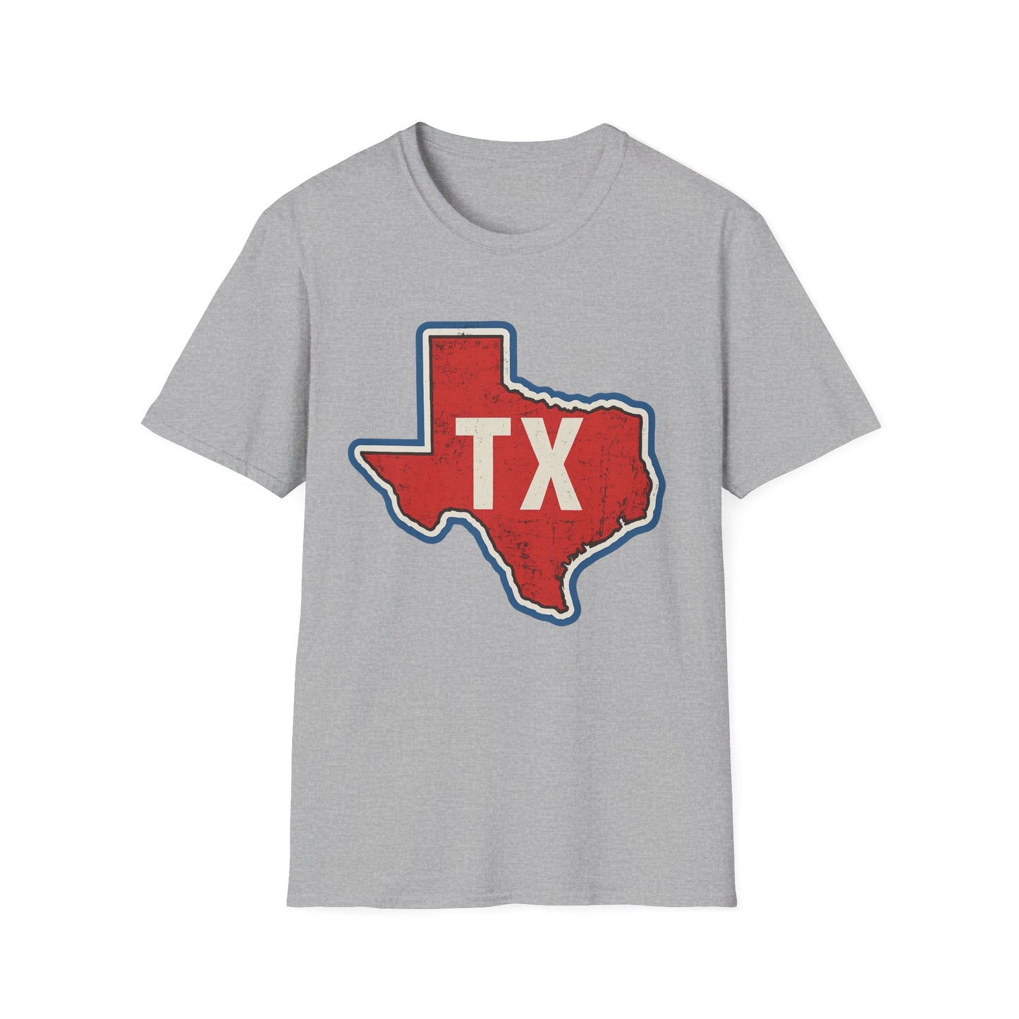 Texas State TX Map Shirt Bold Red Lone Star Tee Gift for Texans Southern Pride Fans of Texas Culture and Road Trip Junkies Who Love the Republic Vibe