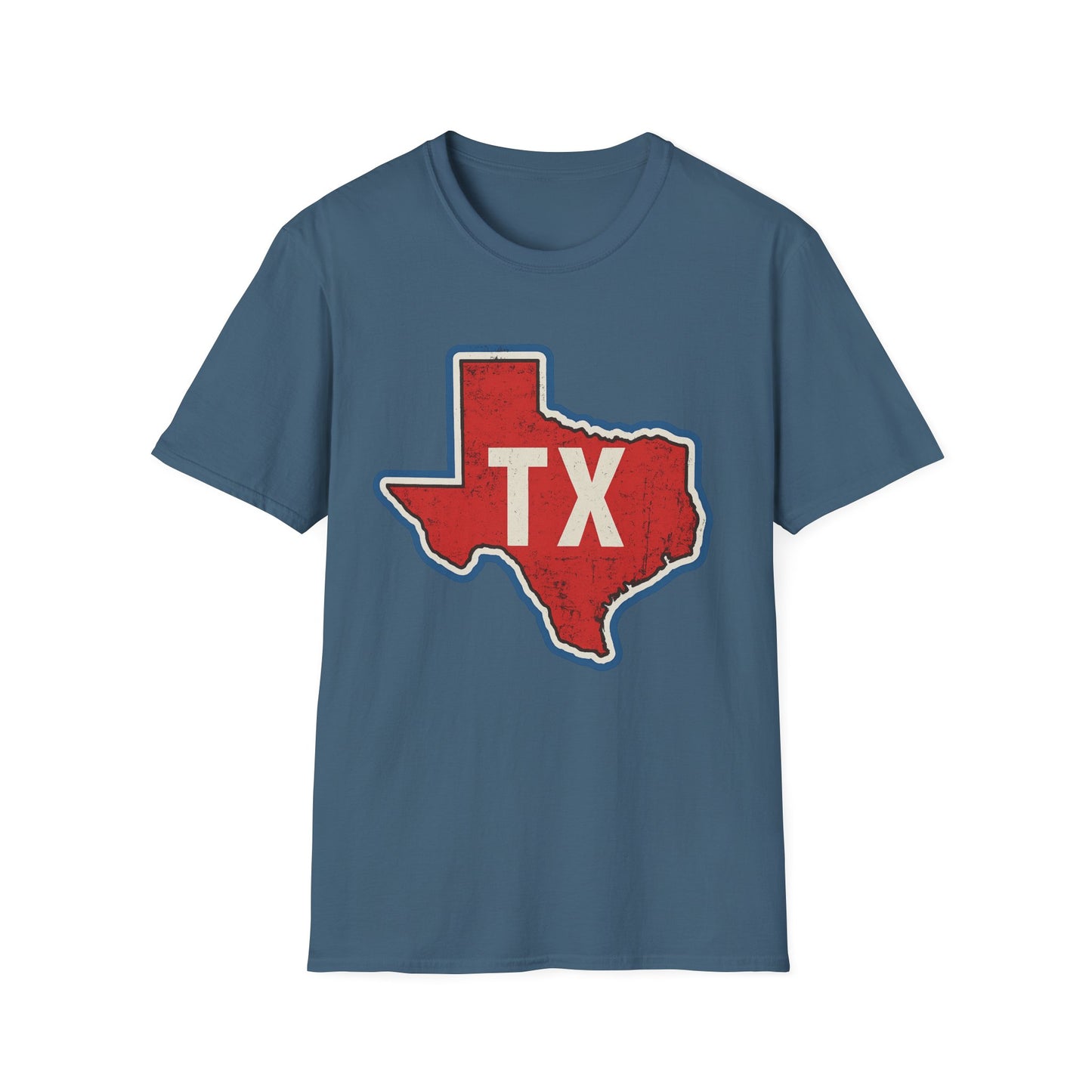 Texas State TX Map Shirt Bold Red Lone Star Tee Gift for Texans Southern Pride Fans of Texas Culture and Road Trip Junkies Who Love the Republic Vibe