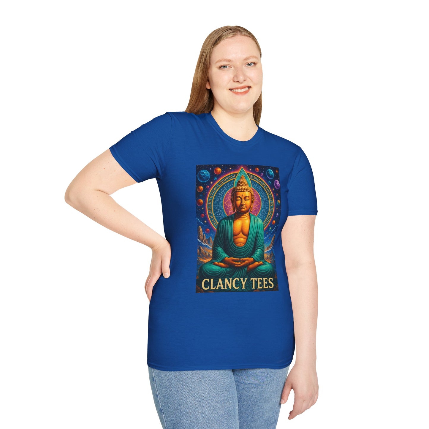 Trippy Buddha Meditation T-Shirt – Psychedelic Spiritual Shirt for Zen Seekers, Yoga Lovers, Gift for Mindful Friends, Cosmic Energy Tee
