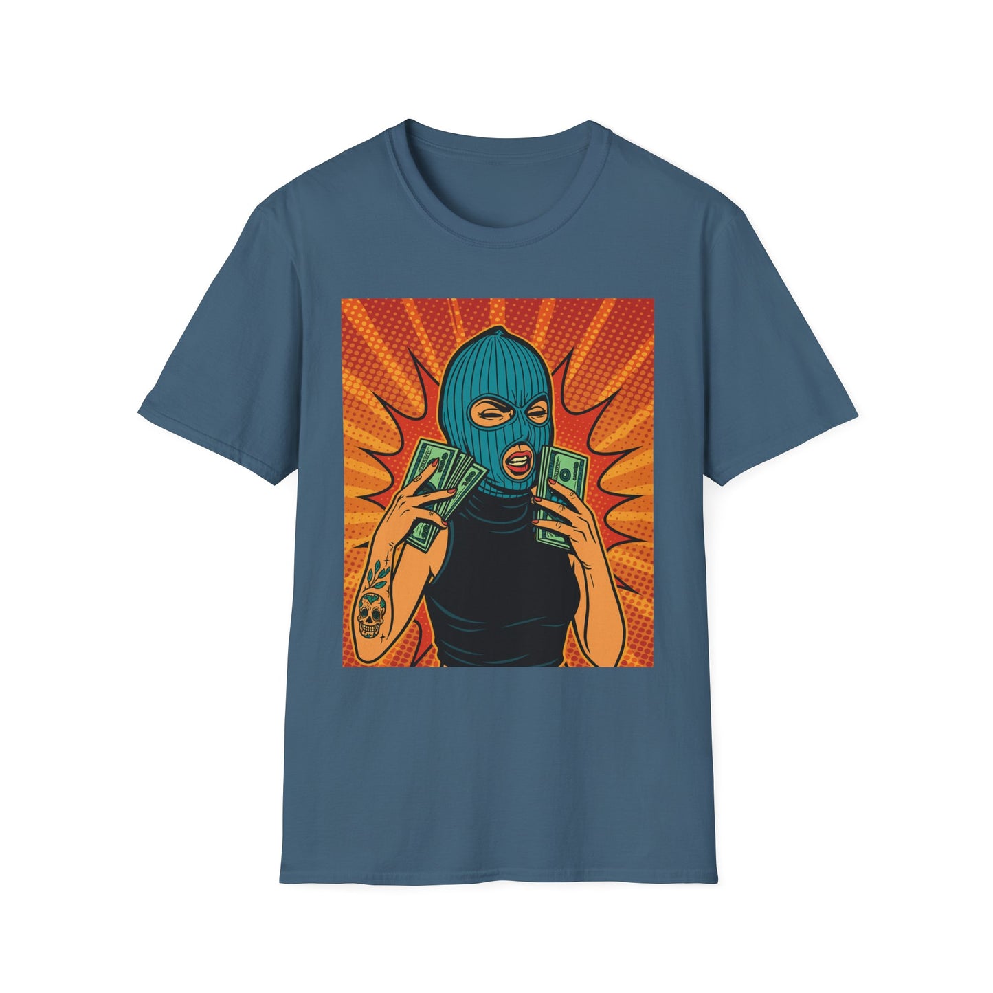 Trap Queen T Shirt Bad Girl Streetwear for Baddies Heist Fans Urban Fashion Rebels Hood Rich Aesthetic Graphic Tee for Bold Women Who Run the Game