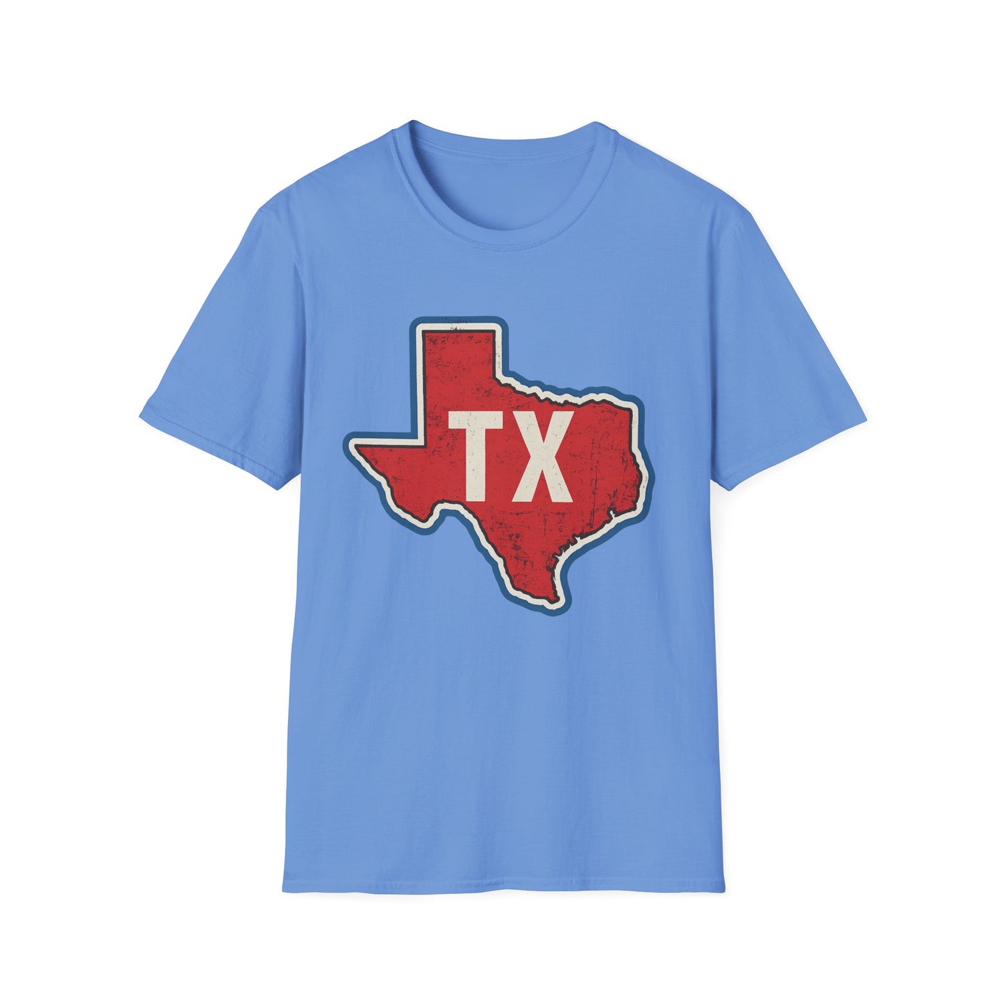 Texas State TX Map Shirt Bold Red Lone Star Tee Gift for Texans Southern Pride Fans of Texas Culture and Road Trip Junkies Who Love the Republic Vibe