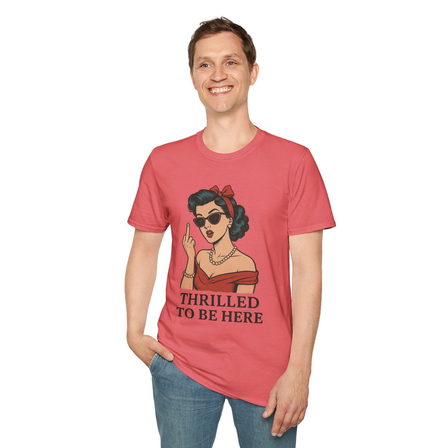 Vintage Pin Up Girl Graphic Tee, Stylish Casual Wear, Gifts for Her, Funny T-Shirt, Summer Fashion