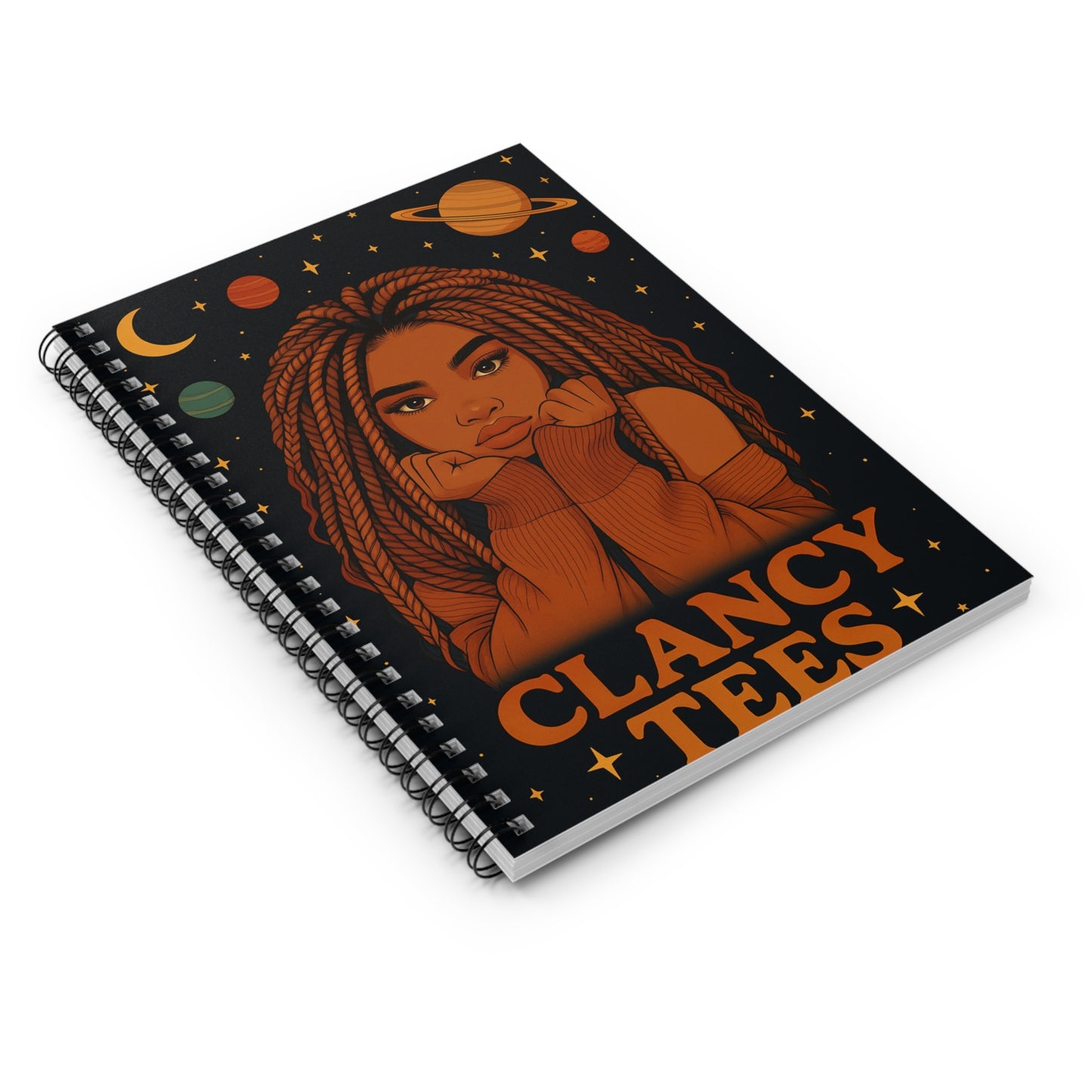Afrofuturist Cosmic Journal Black Girl Magic Notebook Astrology Writing Pad Spiritual Galaxy Diary Gift for Dreamers