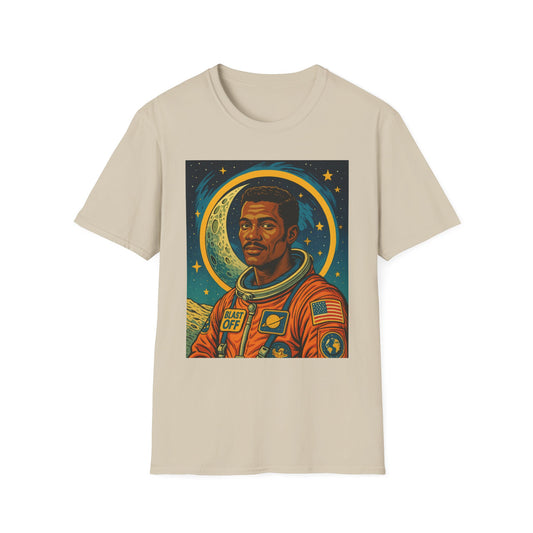 Afrofuturist Astronaut Shirt – Retro Space Art Tee – Gift for Sci-Fi Fans, Black Space History Buffs, Dreamers, Visionaries, and Cosmic Thinkers
