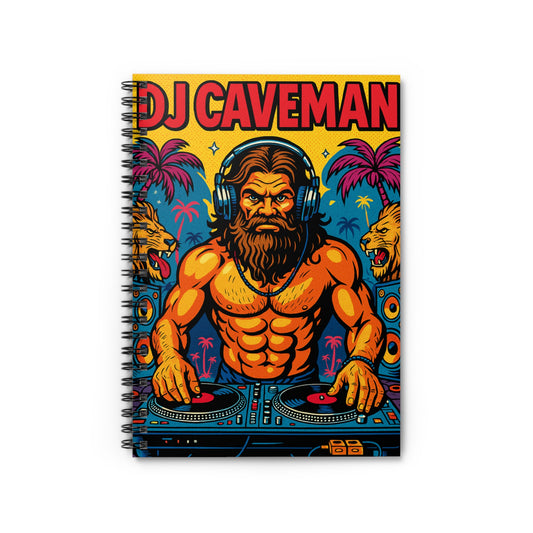 DJ Caveman Spirited Ruled Notebook | Ideal for Music Lovers, Students, [...]