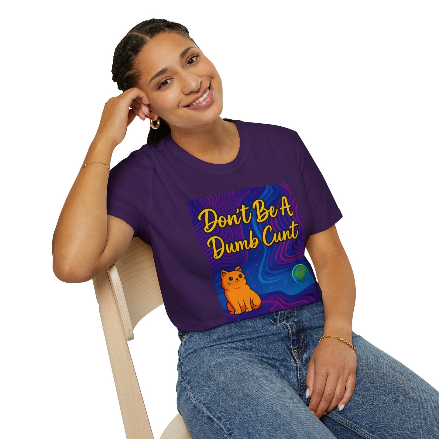 Funny Cat T-Shirt, Unisex Tee for Pet Lovers, Birthday Gift, Humor Shirt, Casual Wear, Unique Graphic Tee