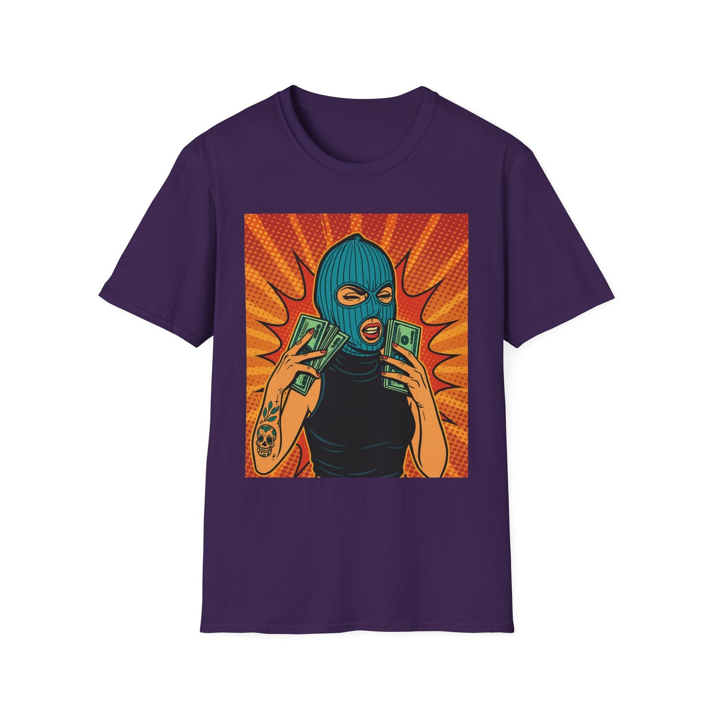 Trap Queen T Shirt Bad Girl Streetwear for Baddies Heist Fans Urban Fashion Rebels Hood Rich Aesthetic Graphic Tee for Bold Women Who Run the Game