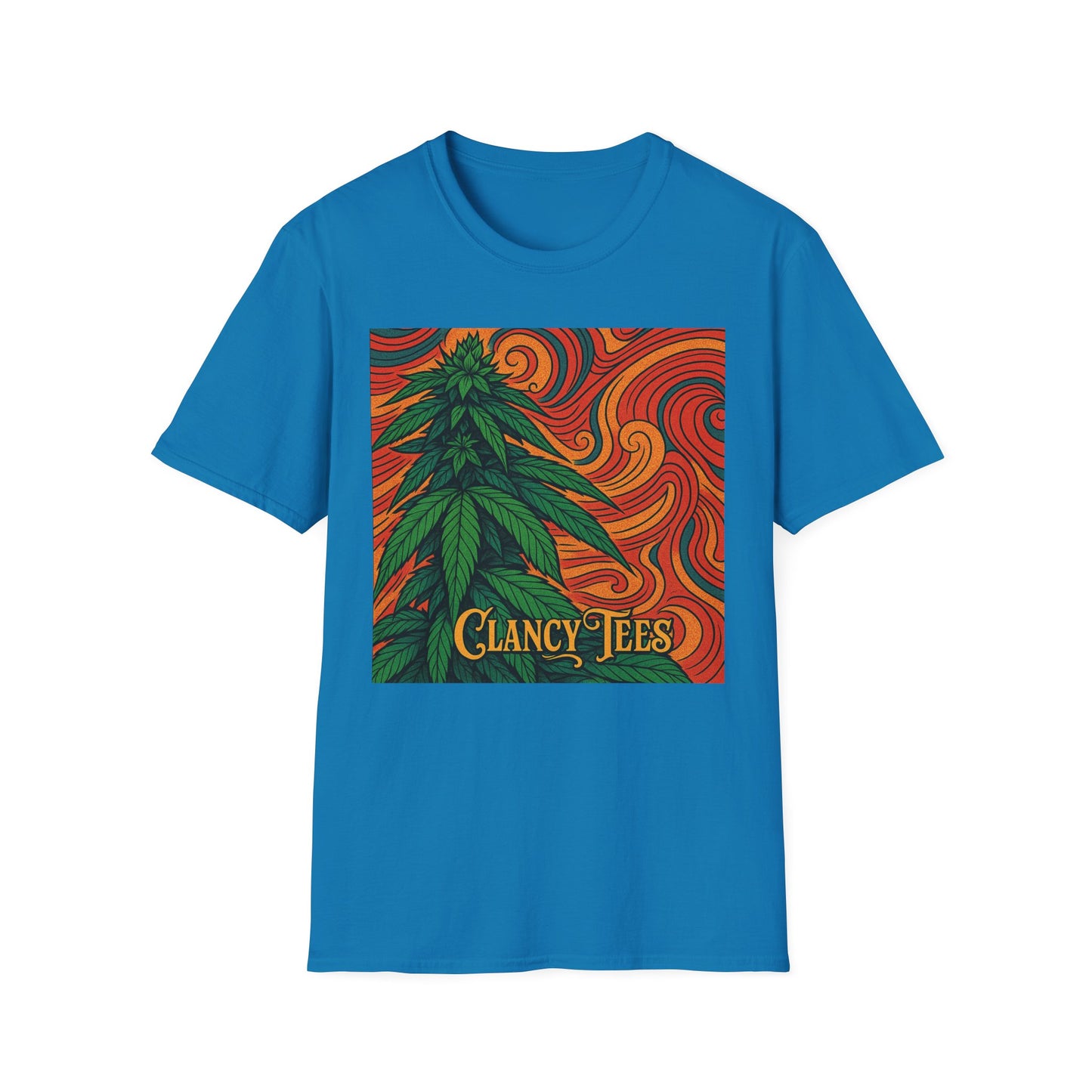 Artistic Cannabis Unisex T-Shirt | Chill Vibes | Eco-Friendly Tee | Gift for Smokers | Festival Wear | Casual Style