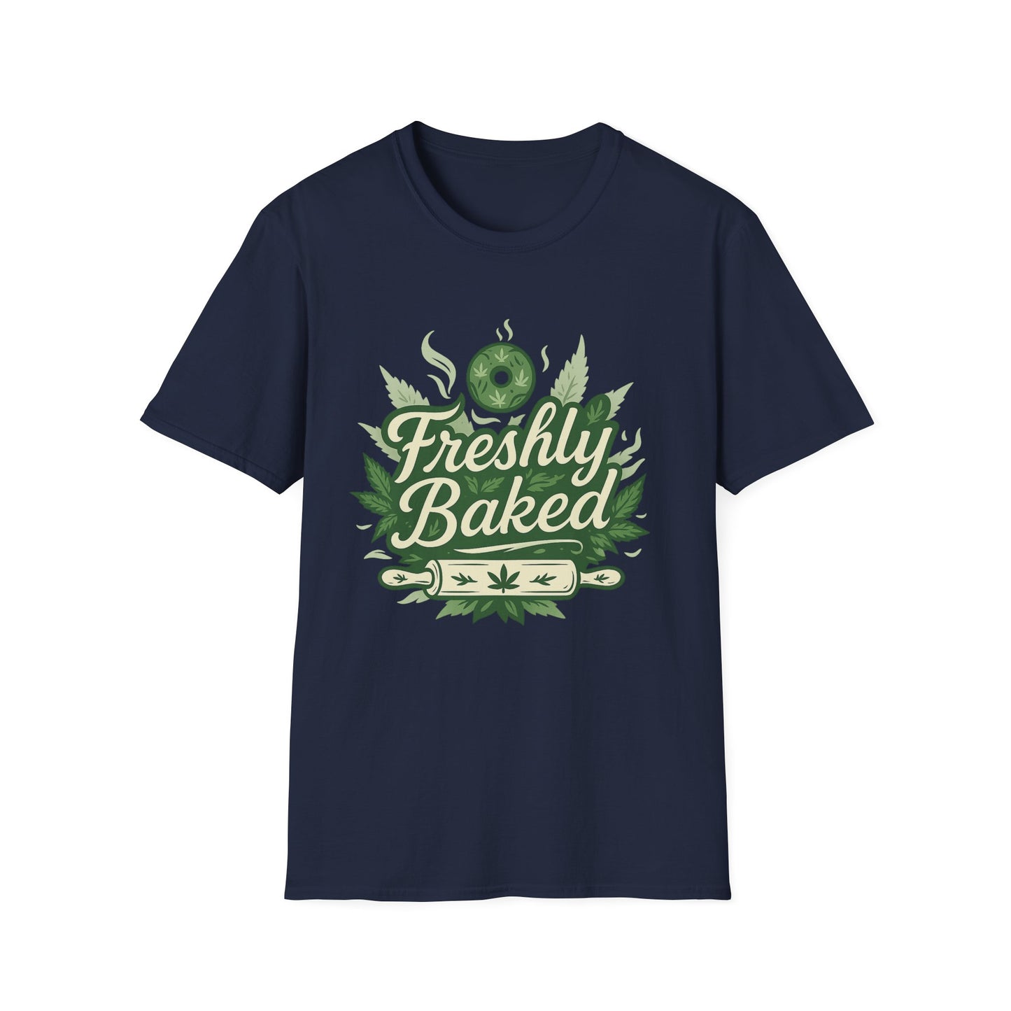 Freshly Baked T-Shirt, Unisex Graphic Tee for Cooks, Foodies, Parties, 420 Celebrations, Unique Gift Idea