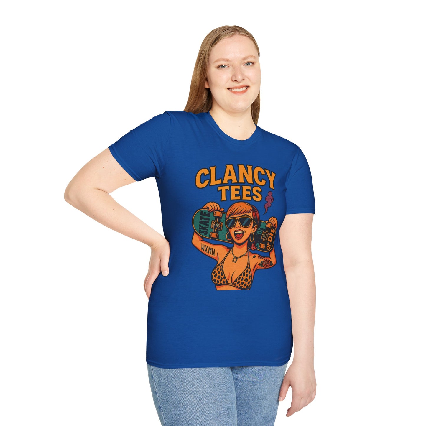 Trendy Graphic Tee, Vintage Skateboarding Shirt, Casual Summer Top, Perfect for Skate Enthusiasts, Streetwear Wardrobe