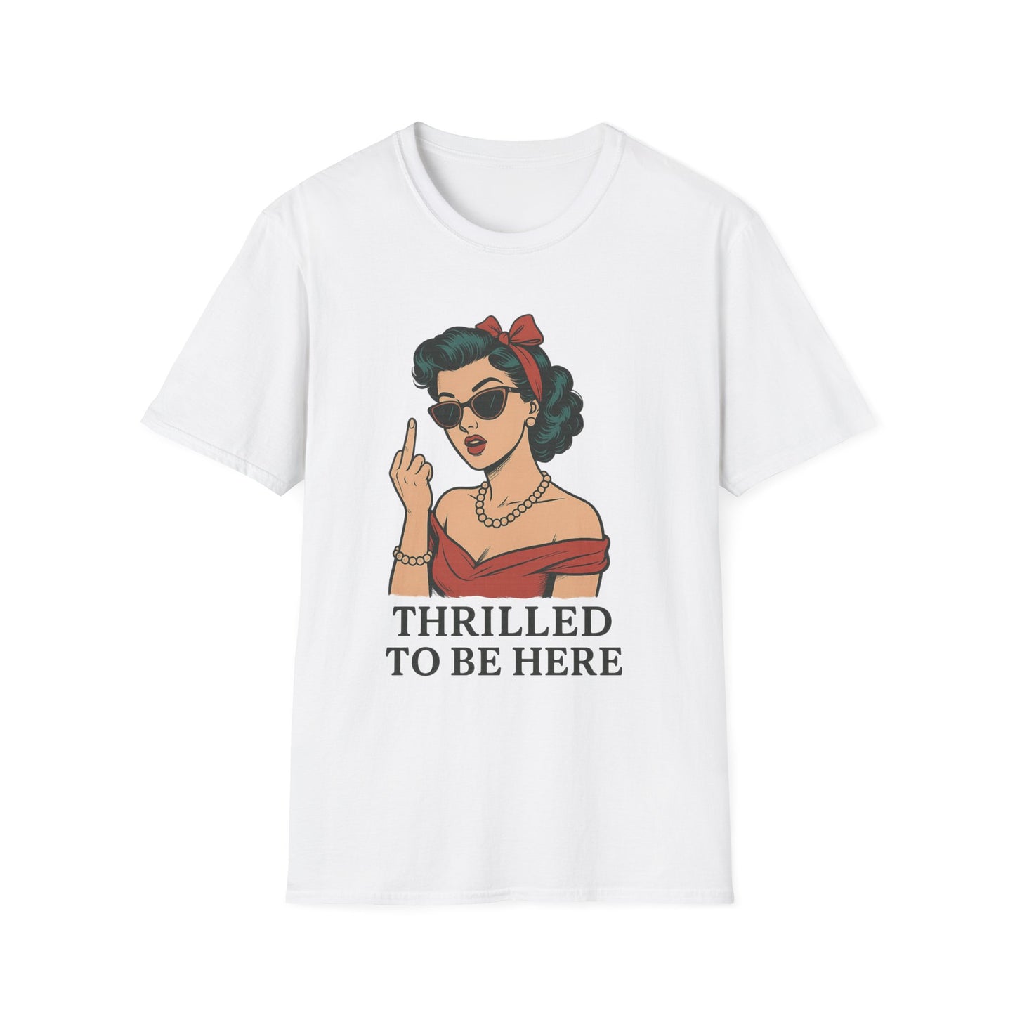 Vintage Pin Up Girl Graphic Tee, Stylish Casual Wear, Gifts for Her, Funny T-Shirt, Summer Fashion