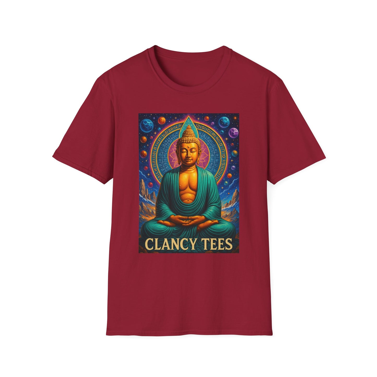 Trippy Buddha Meditation T-Shirt – Psychedelic Spiritual Shirt for Zen Seekers, Yoga Lovers, Gift for Mindful Friends, Cosmic Energy Tee