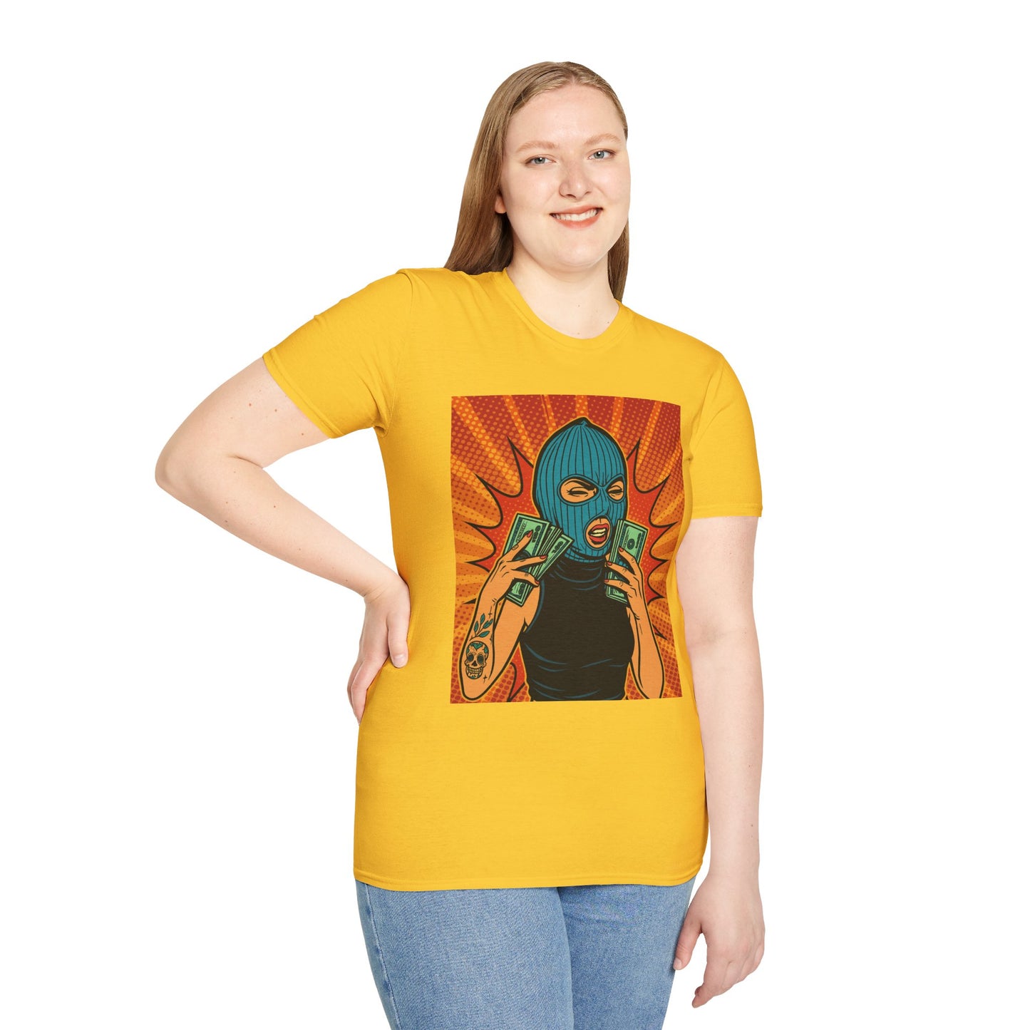 Trap Queen T Shirt Bad Girl Streetwear for Baddies Heist Fans Urban Fashion Rebels Hood Rich Aesthetic Graphic Tee for Bold Women Who Run the Game