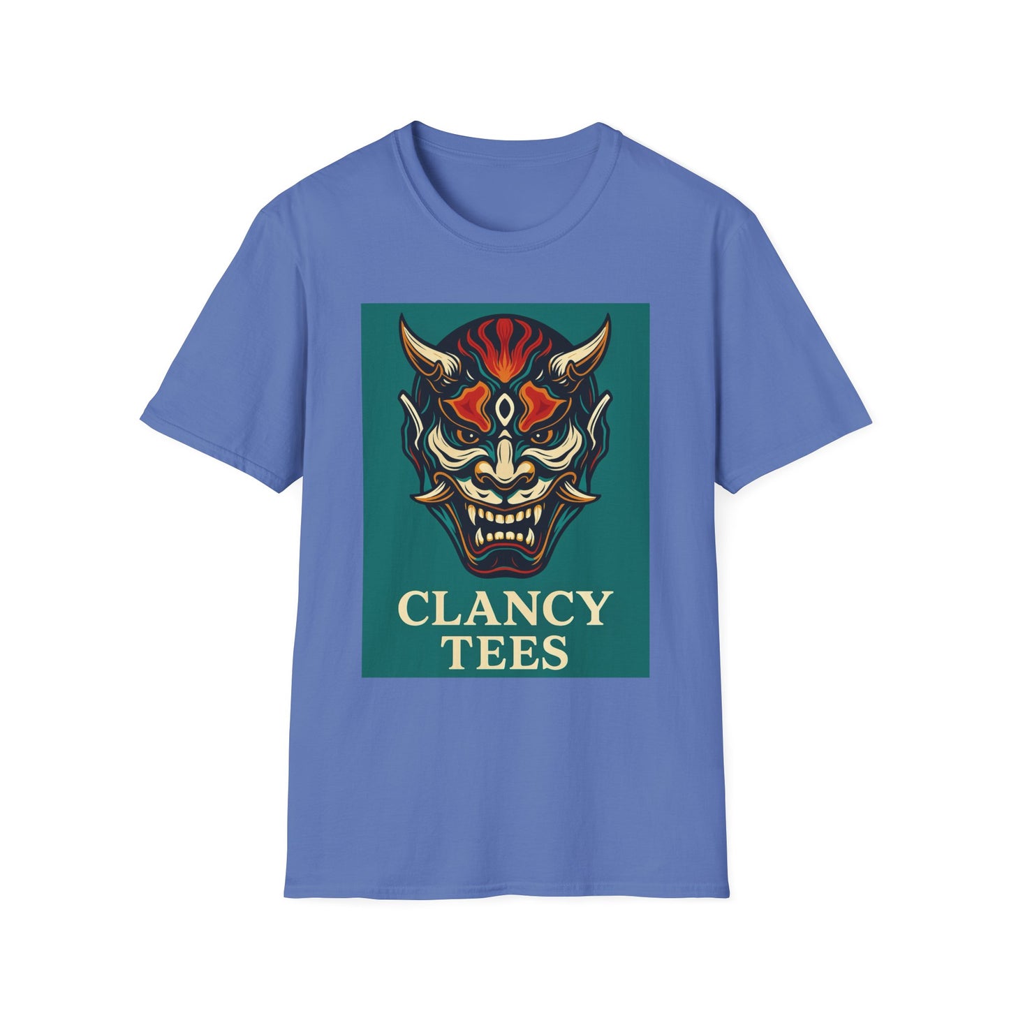 Graphic T-Shirt with Unique Demon Design, Unisex Tee, Casual Wear, Gift for Fans, Halloween Apparel, Streetwear