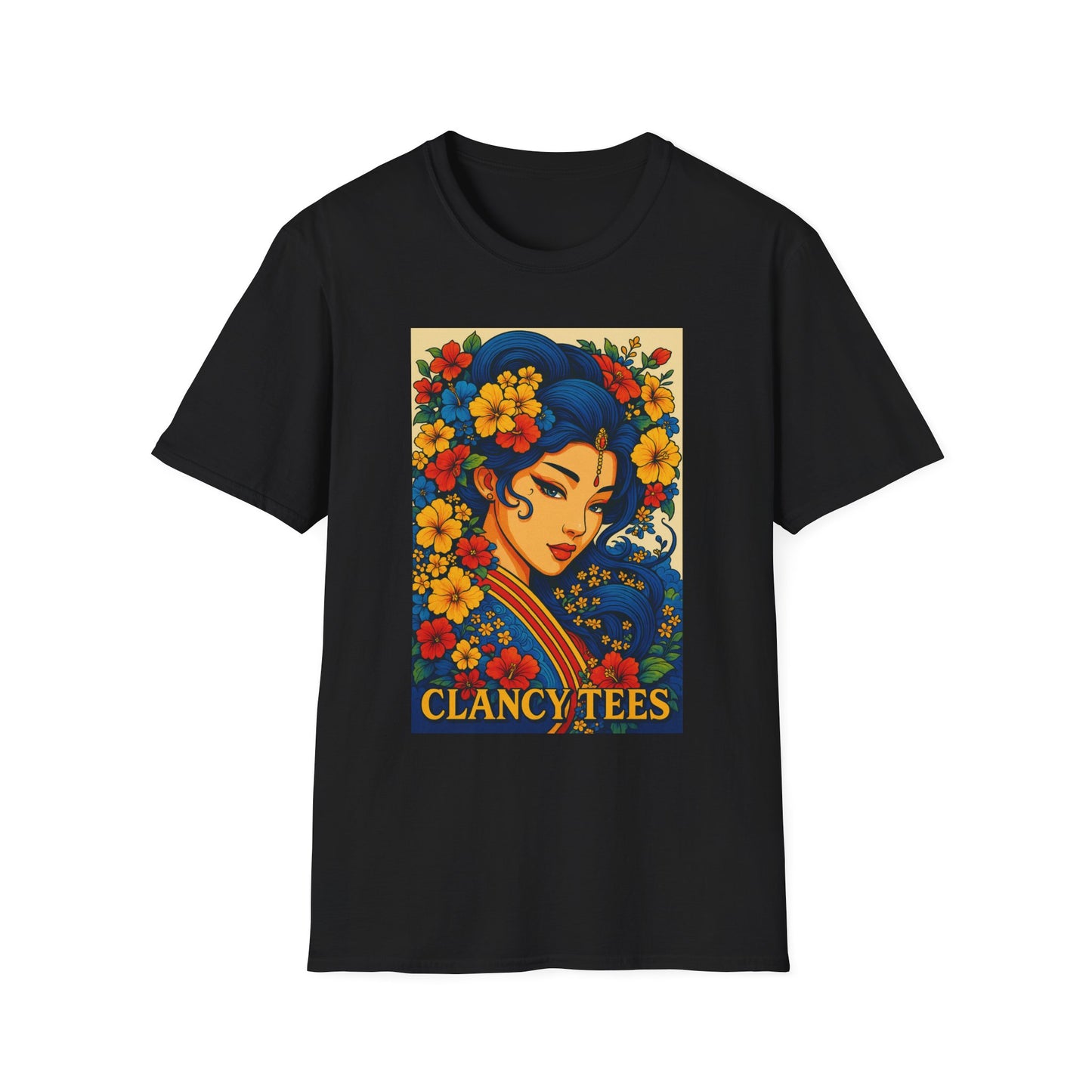 Bohemian Floral Graphic Tee, Unisex T-Shirt, Vintage Style Shirt, Gift for Her, Summer Fashion Essential