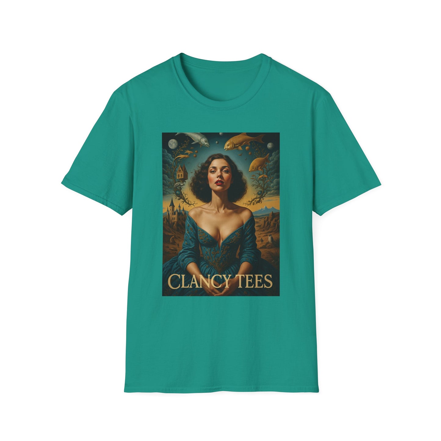 Surreal Renaissance Fantasy T-Shirt – Vintage Style Art Tee, Trippy Baroque Shirt, Gift for Art Lovers, Dreamy Historical Aesthetic Graphic