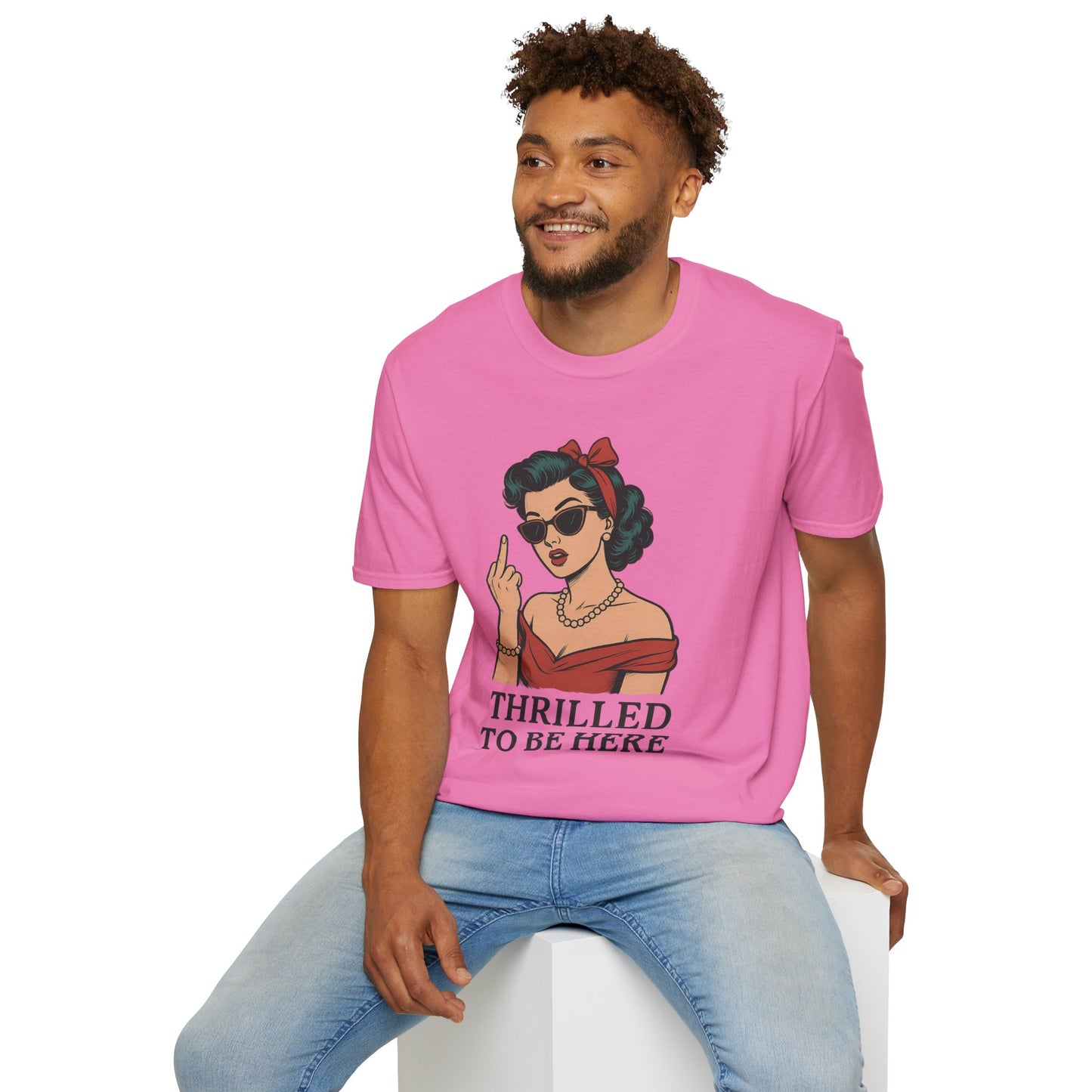 Vintage Pin Up Girl Graphic Tee, Stylish Casual Wear, Gifts for Her, Funny T-Shirt, Summer Fashion