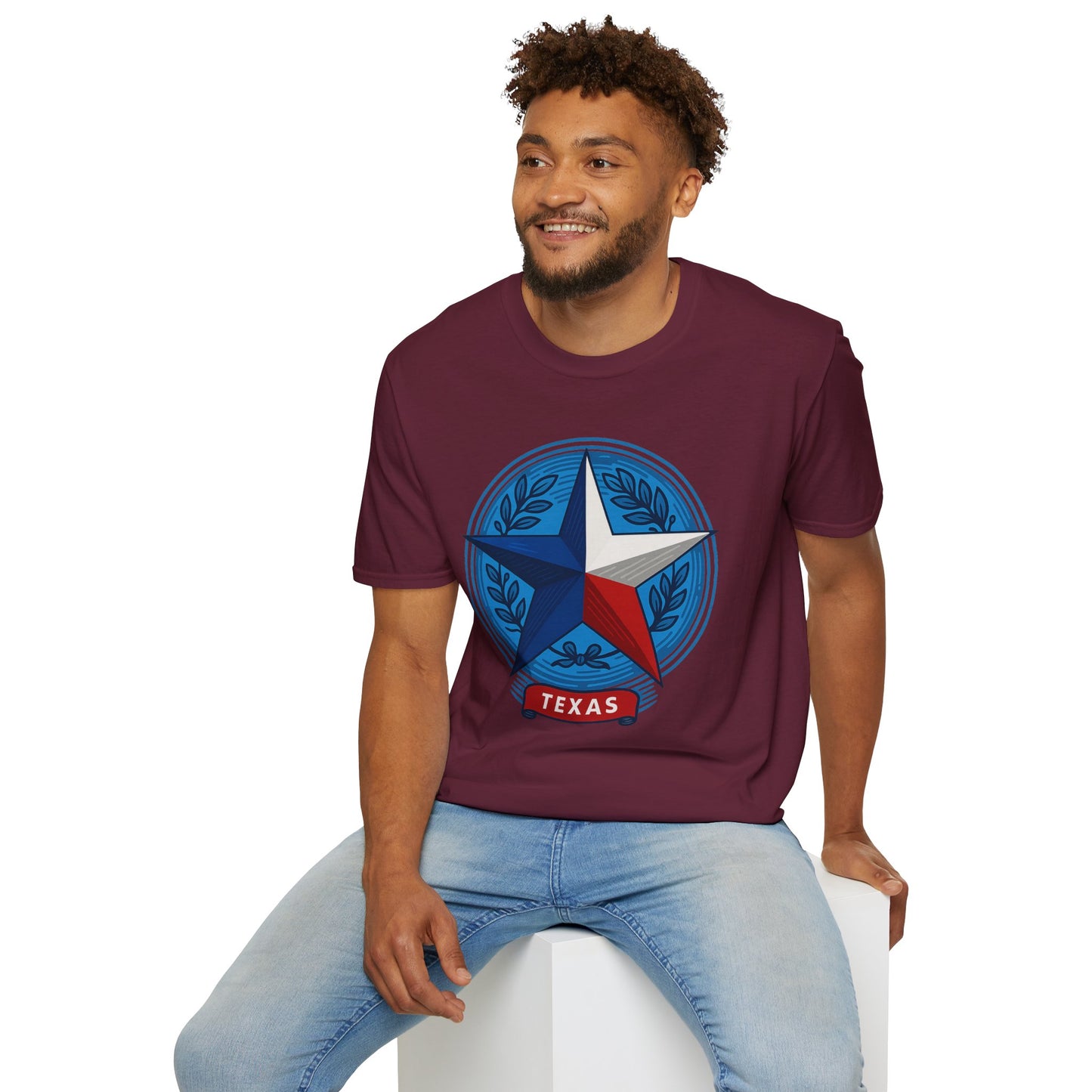 Texas Star State Seal Shirt – Vintage Texas Pride Graphic Tee – Lone Star Symbol Shirt – Gift for Texans and Southern Heritage Fans