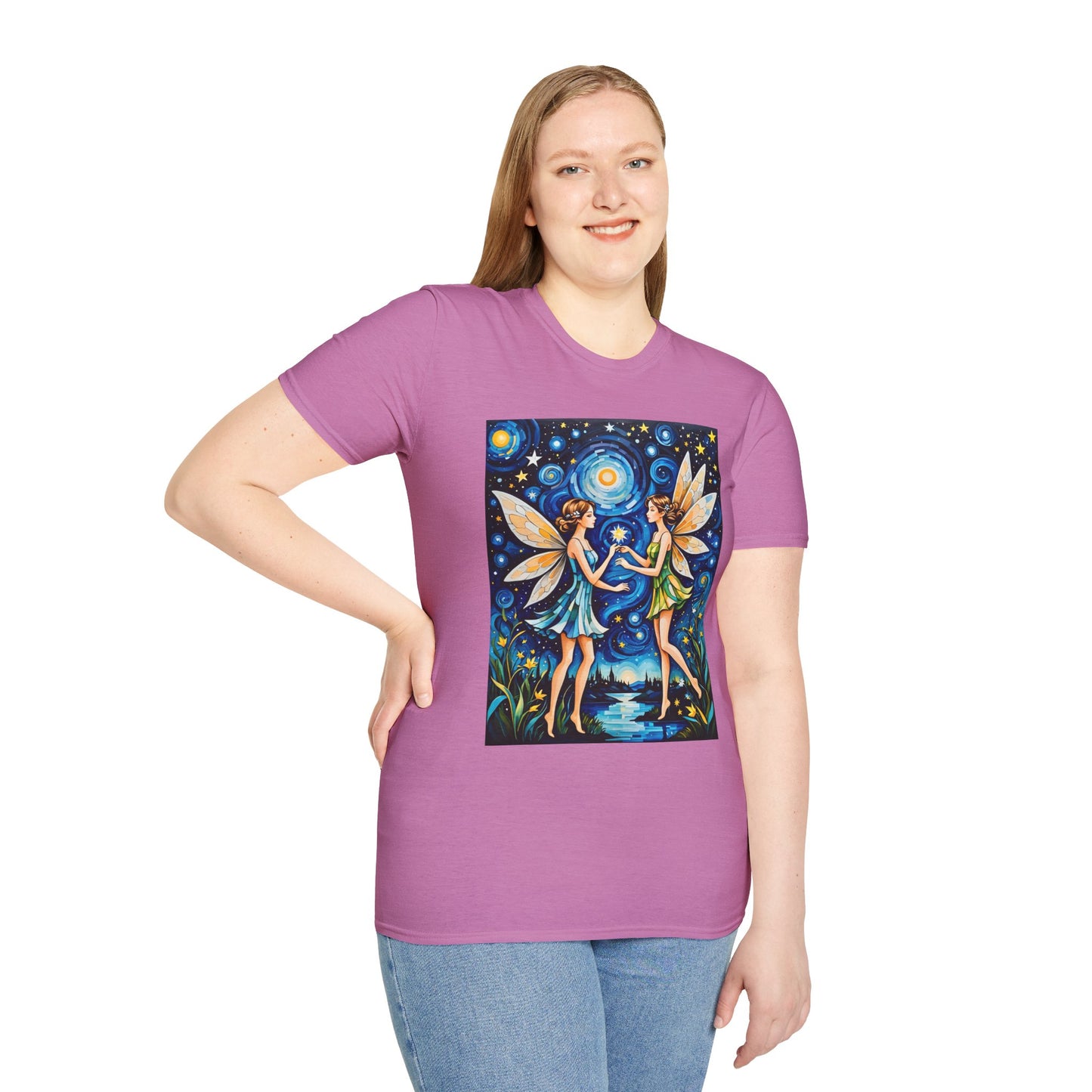Enchanted Fairy T-Shirt, Magical Tees, Fantasy Apparel, Gift for Dreamers, Boho Style, Celestial Fashion, Nature Lover Shirt