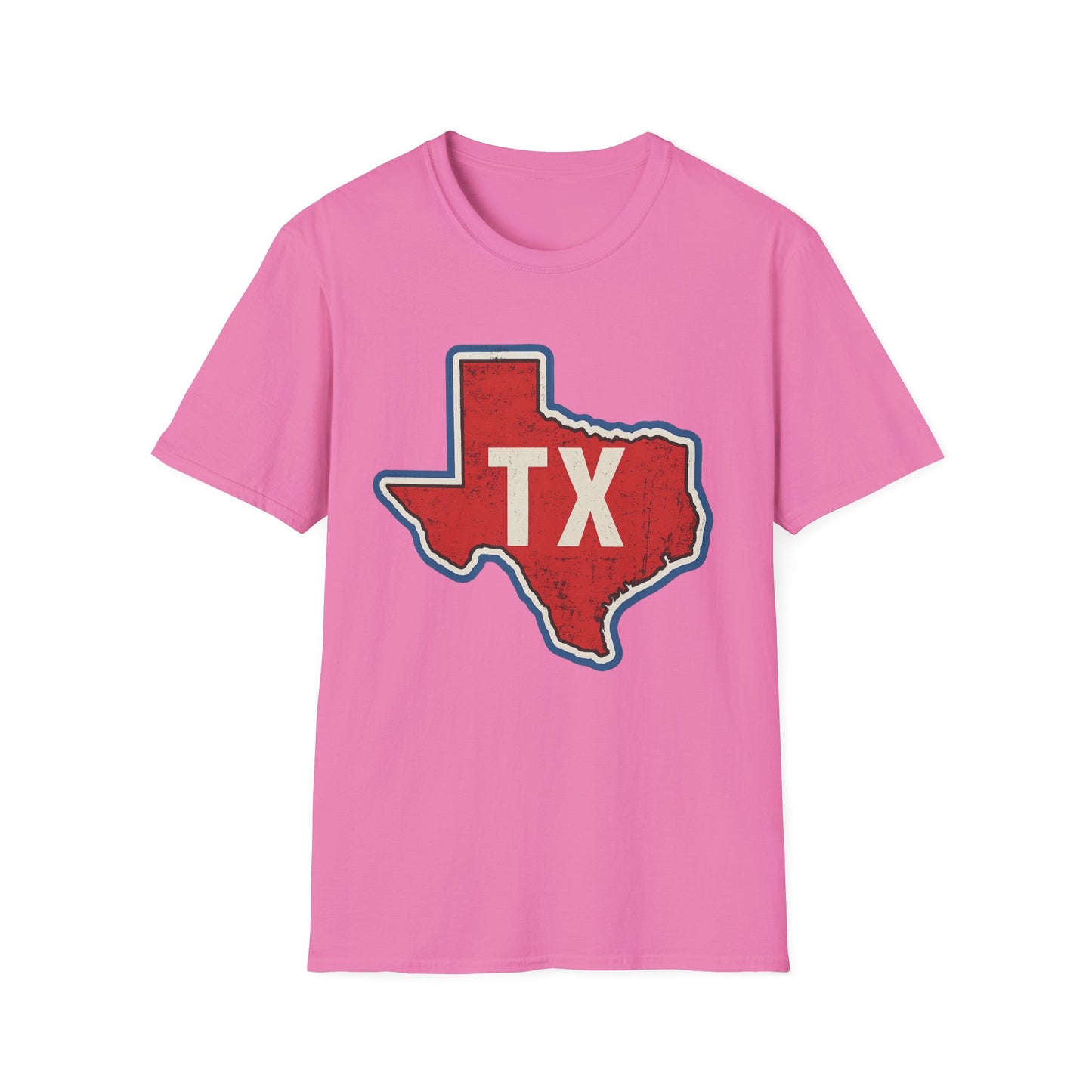 Texas State TX Map Shirt Bold Red Lone Star Tee Gift for Texans Southern Pride Fans of Texas Culture and Road Trip Junkies Who Love the Republic Vibe